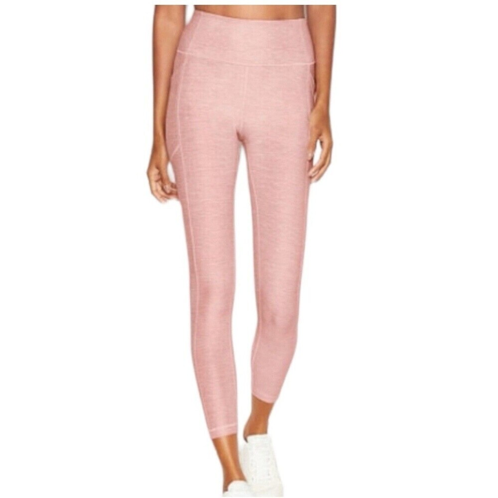Victoria Secret High Rise Leggings size 8 Incredible Studio  Pink Perfect Cond